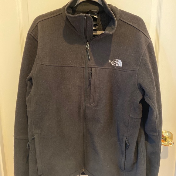 The North Face Men’s Micro Fleece Jacket Black L - Picture 1 of 7
